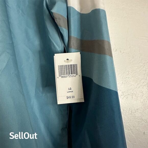 Disney Parks Space Mountain Hooded Windbreaker Jacket Blue Size L Unisex - Picture 2 of 4